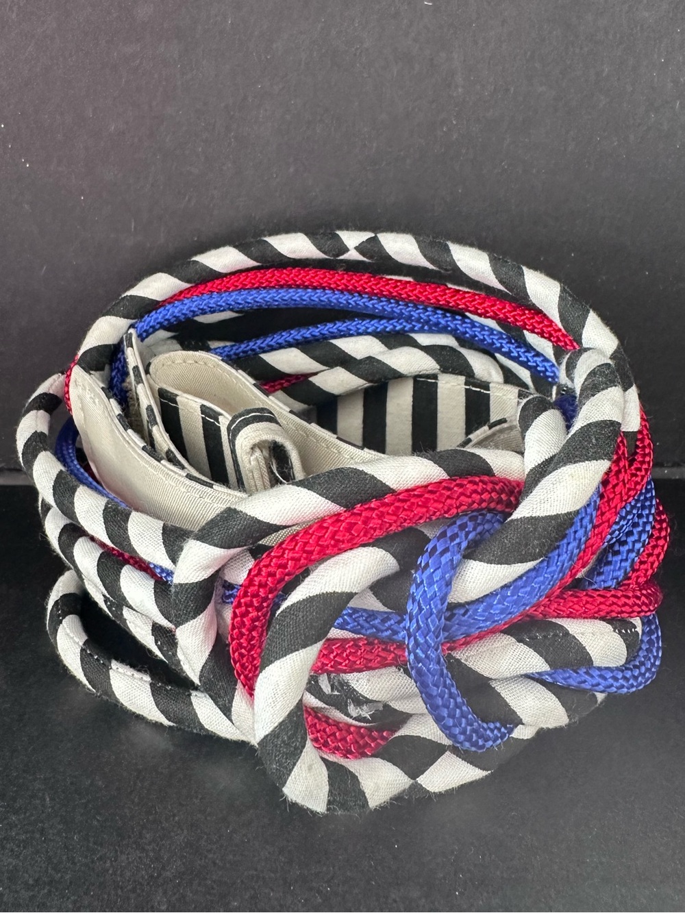 VINTAGE GINNIE JOHANSEN ROPE BELT ONE SIZE